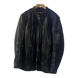 Leather Motorcycle Jacket - Women’s Small